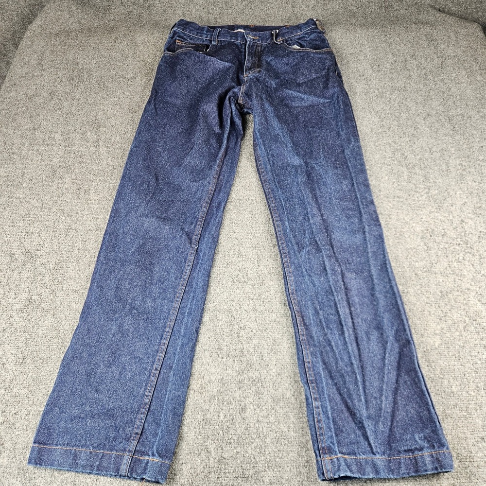 Rasco FR Flame Resistant Work Jeans Mens 31x32 Dark Wash Denim NFPA 2112 JFR1211